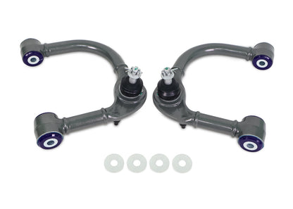 SuperPro 03-09 Lexus GX470 / Toyota 4Runner Sport 4WD Front Upper Fixed Offset Control Arm Set