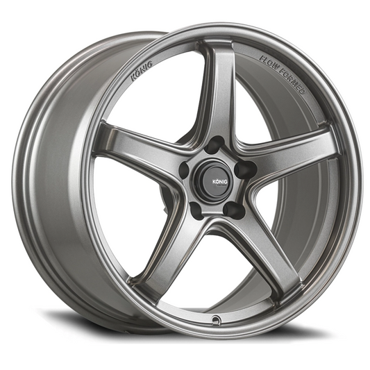 Konig Neoform 18X8.5 5X114.3 ET32 Matte Grey Flow Formed