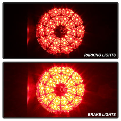 Spyder Toyota Tundra 07-13 LED Tail lights Black Smoke ALT-YD-TTU07-LED-BSM