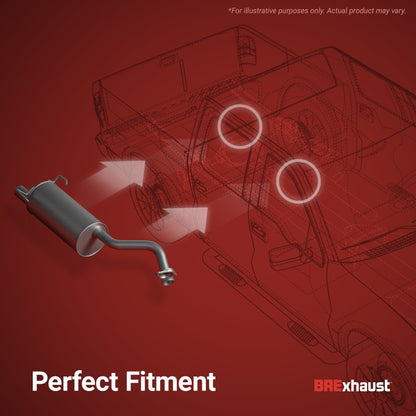 BRExhaust 06-11 Honda Civic 2.0L Muffler Kit