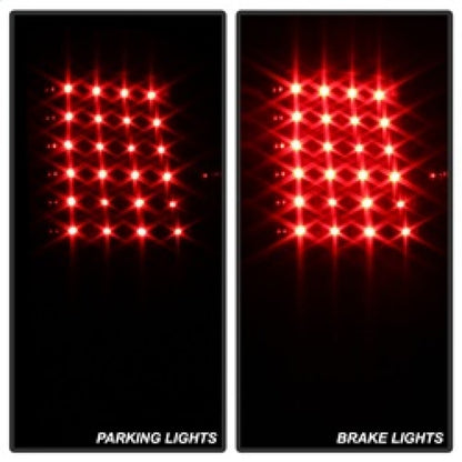 xTune Toyota Tundra 07-13 LED Tail Lights Black ALT-ON-TTU07-LED-BK