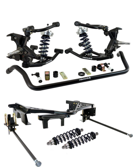 Ridetech 88-98 Chevy C1500 2WD CoilOver Suspension System w/ HD Drop Spindles