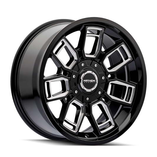 Mayhem 8118 Ordinance 20x9 / 5x127/139.7 BP / 87.1mm Hub Matte Bronze Wheel w/ Milled Spokes