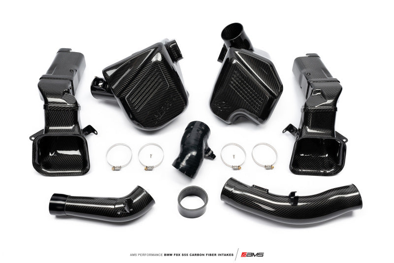 AMS Performance 15-18 BMW M3 / 15-20 BMW M4 w/ S55 3.0L Turbo Engine Carbon Fiber Intake