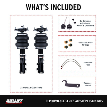 Air Lift Performance 09-16 Hyundai Genesis Coupe (All Models) Air Suspension Front Kit