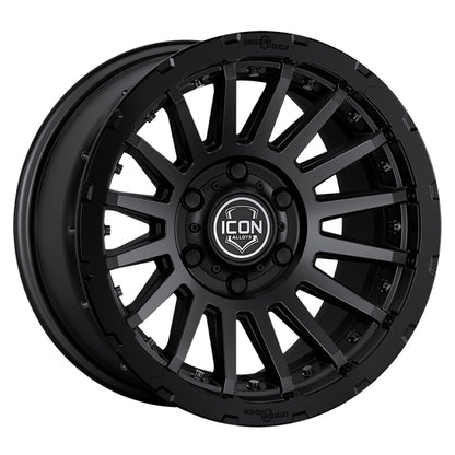 ICON Alloys Recon Pro Satin Black - 18 X 9 - 8 X 6.5- 12MM 5.5in BS