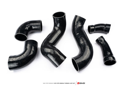 AMS Performance 09-21 Nissan GTR R35 OMEGA Turbo Kit 3in Lower Intercooler Pipes (OMEGA 11)