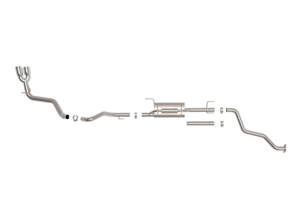 aFe 24-25 Toyota Tacoma L4-2.4L (t) Vulcan Series 2.5in to 3in Cat-Back w/ Polished Tip