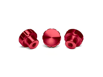 WeatherTech Colored Billet Knobs-Red