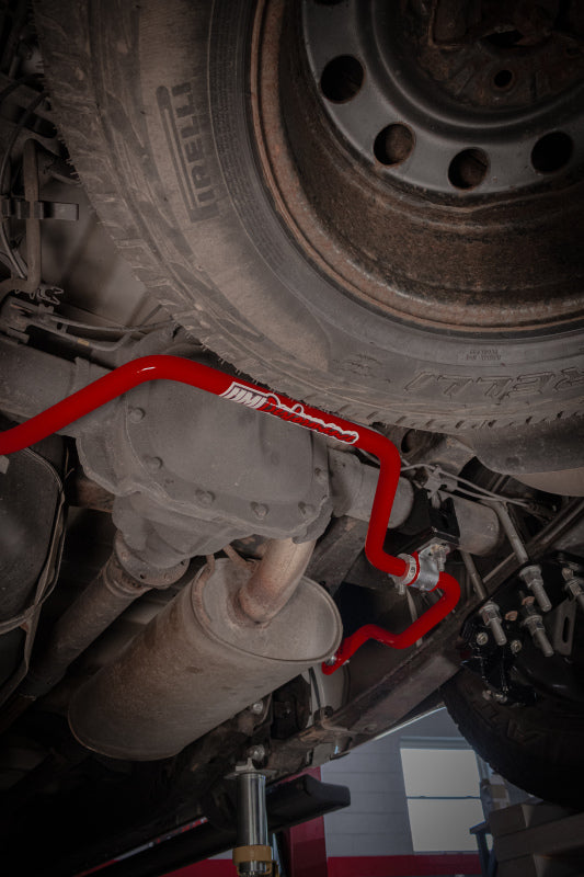 UMI Performance 15-24 Ford F-150 1in Solid Rear Sway Bar - Red