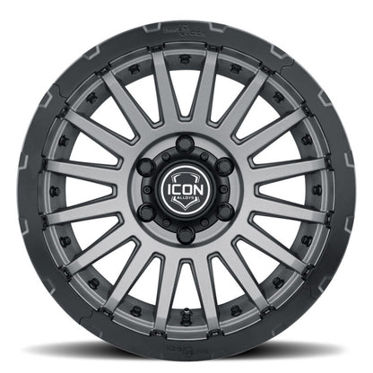 ICON Alloys Recon Pro Satin Charcoal- 18 X 9 - 6 X 135 - 6MM 5.25in BS