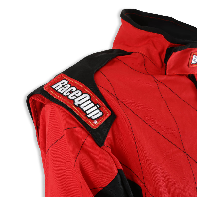 RaceQuip Red Chevron-1 Suit - SFI-1 Medium