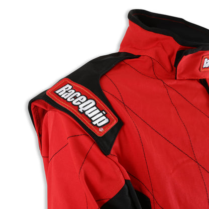 RaceQuip Red Chevron-1 Suit - SFI-1 Medium