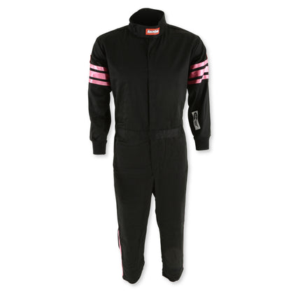 RaceQuip Pink Trim SFI-1 JR. Suit - Kids XXL