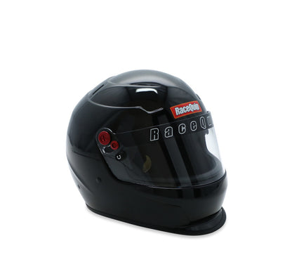 RaceQuip PRO25 SA2025 GLBLK MED HELMET