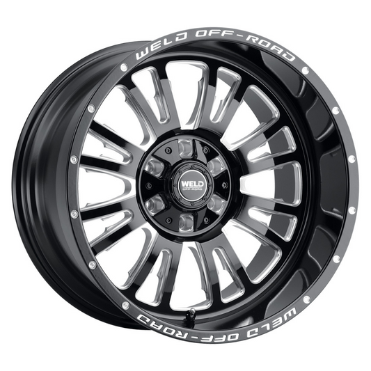 Weld Slingblade 20x9 / 6x135 / 5 BS / 106.1 HB - Gloss Black Milled - Non-BL Wheel