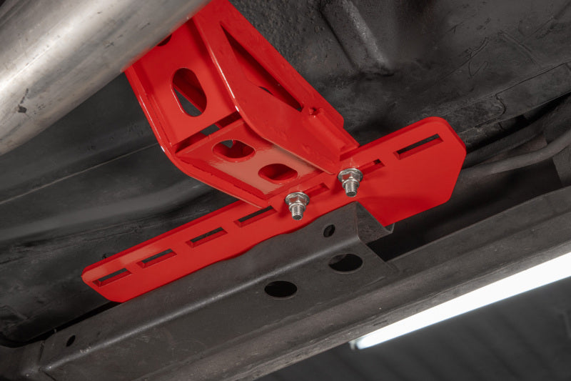 UMI Performance 78-88 GM G-Body Modular Adjustable Transmission Crossmember - Red