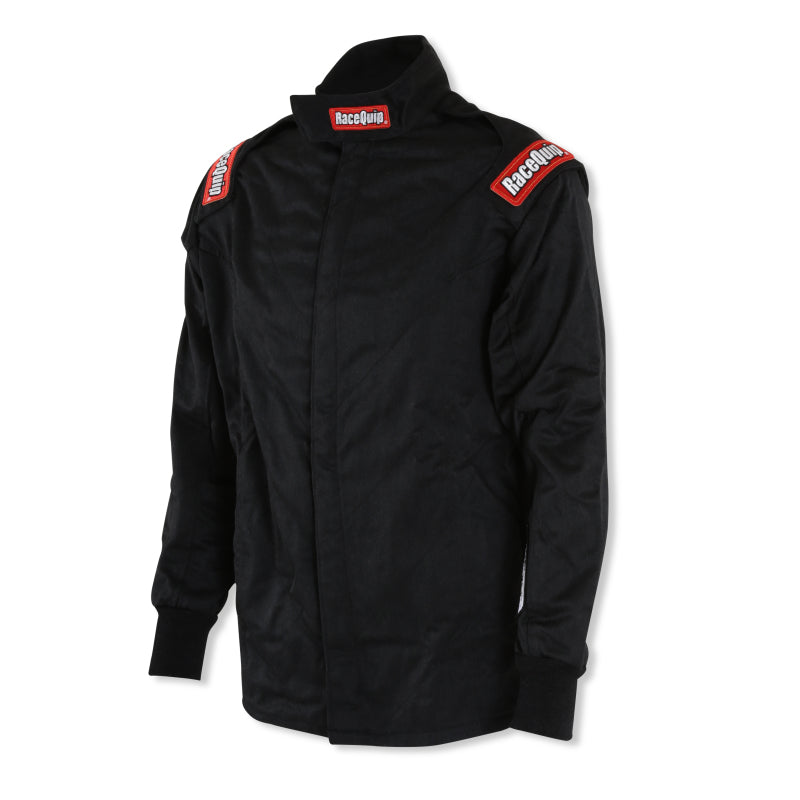 RaceQuip Black Chevron-5 Jacket SFI-5 - Medium