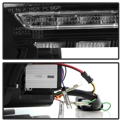 Spyder 13-17 Audi A5 HID Model Only Projector Headlights - Black (PRO-YD-AA513HIDSI-SEQGR-BK)