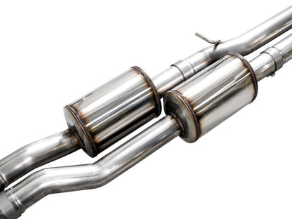 AWE Tuning 25+ RAM 1500 3.0TT 0FG Cat-Back Touring Exhaust - Diamond Black Tips