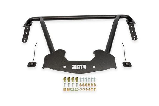BMR 64-67 GM A-Body Bolt-On Front Reinforcement Chassis Brace - Black Hammertone