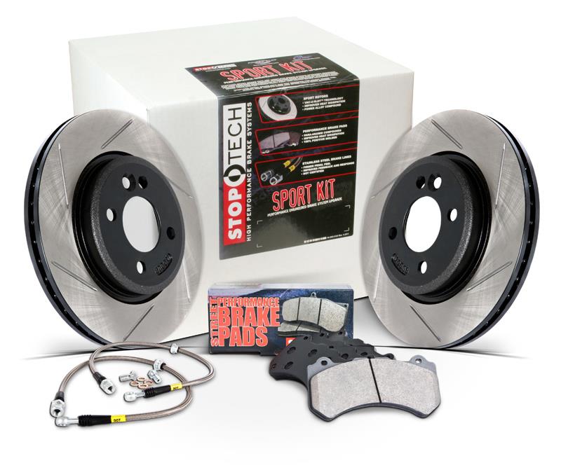Sport Axle Pack, Drilled & Slotted, Front & Rear