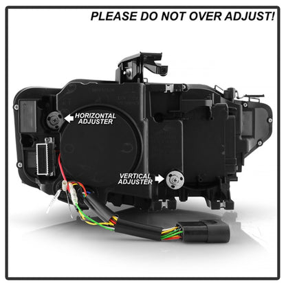Spyder 13-17 Audi A5 HID Model Only High-Power Headlight - Black (PRO-YD-AA513HIDAP-SEQGR-BK)