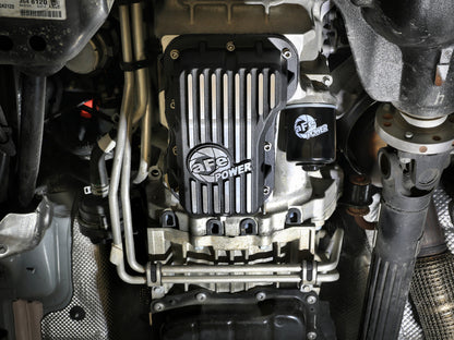 aFe POWER Transmission Pan Jeep Wrangler (JL) 18-25 L4-2.0L- Black