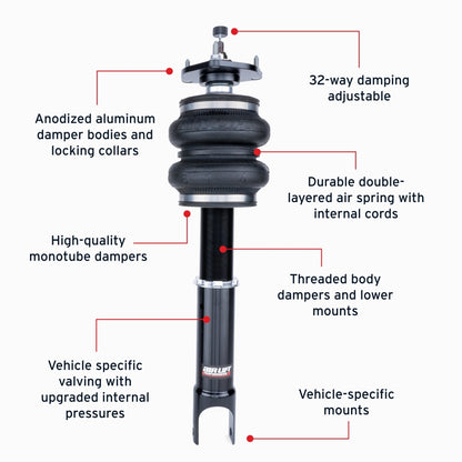 Air Lift Performance 08-24 Nissan GT-R (R35) Rear Air Suspension Kit