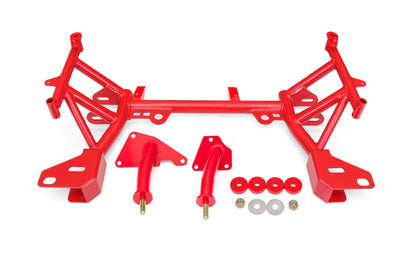 BMR 93-02 4th Gen F-Body K-Member LT1 Motor Mounts Pinto Rack Mounts Red