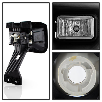 Spyder 20-22 Ford F250/F350 SD OEM Style LED Fog Lights w/Switch - Clear (FL-FF25020-C)