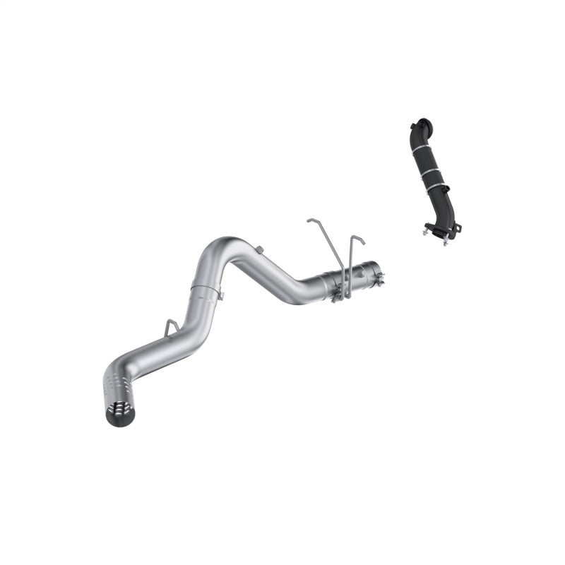 MBRP 15-16 Chevy Silverado / GMC Sierra 2500/3500HD 4in OD CatBack Single Side Exit w/ Downpipe - AL