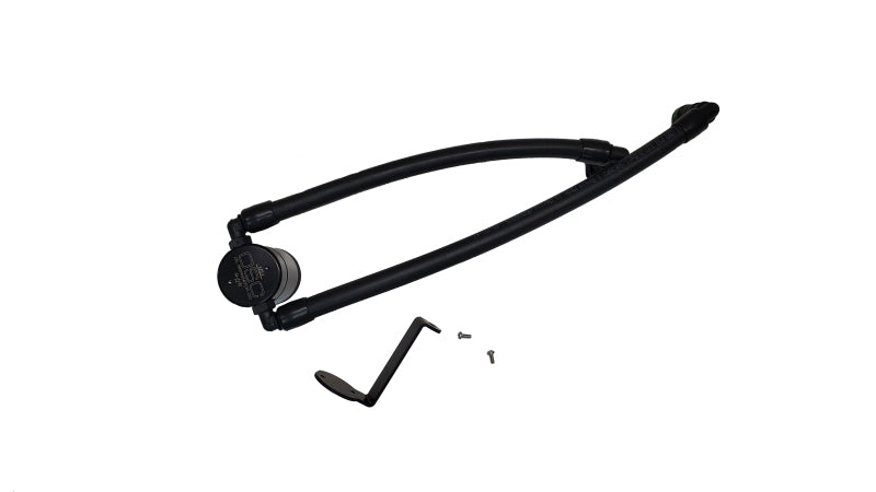 J&L 24-25 Ford Ranger 2.7L EcoBoost PCV Side Black Anodized