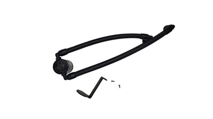 J&L 24-25 Ford Ranger 2.7L EcoBoost PCV Side Black Anodized