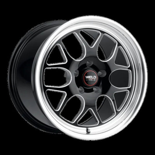 Weld Solana Drag 17x10 / 5x114.3 BP / ET48 / 78.1mm Bore - Gloss Black MIL DIA Wheel