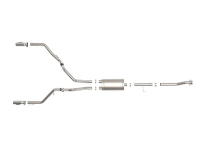 aFe 21-26 Ford F150 Tremor Vulcan Series 3IN 304SS Cat-Back Exhaust Dual Rear Exit w/Polished Tip