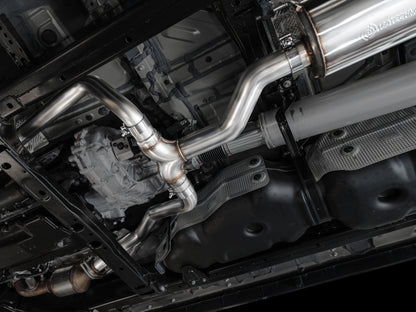 AWE Tuning 0FG Exhaust for 3rd Gen Toyota Tundra - Dual Diamond Black Tips