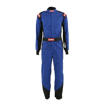 RaceQuip Blue Chevron-1 Suit - SFI-1 Medium