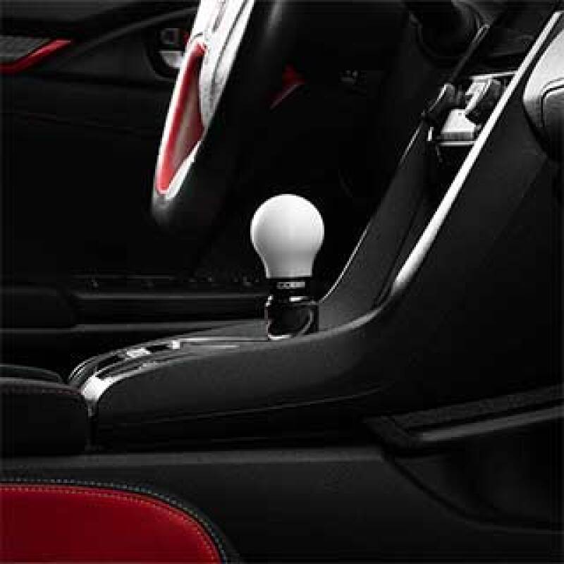 Cobb 17-21 Honda Civic Type R 6-Speed Short Weighted Cobb Knob - White