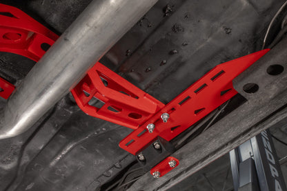 UMI Performance 78-88 GM G-Body Modular Adjustable Transmission Crossmember - Red