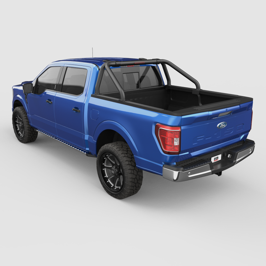 EGR Black Powder Coat S-Series Sport Bar for 2021-2025 Ford F-150