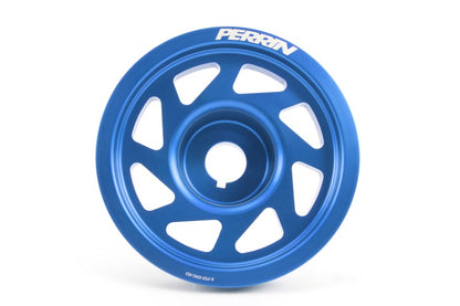 Perrin 93-11 Subaru Impreza / 04-21 STI / 02-14 WRX EJ Engines (w/o AC ONLY) Crank Pulley - Blue