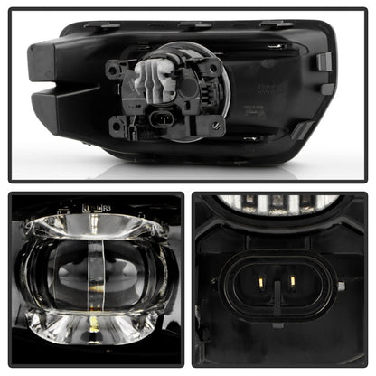 Spyder 21-23 GMC Yukon (Excl AT4) OEM Full LED Fog Lights w/Switch - Clear (FL-GY21-LED-C)