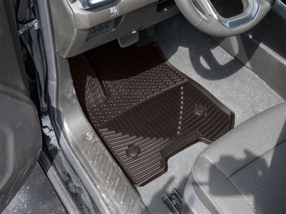 WeatherTech 23-26 Chevrolet Colorado 1st Row Front All-Weather Floor Mats - Cocoa