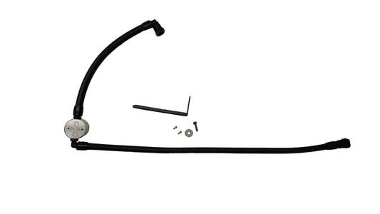 J&L 2025 Ford Transit 150/250/350 3.5L Oil Separator - Clear Anodized