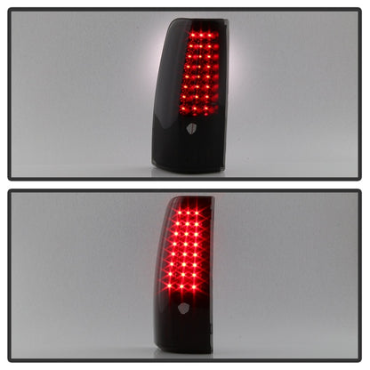xTune 03-06 Chevy Silverado 1500 (w/o Stepside) LED Tail Lights - Blk Smoke (ALT-ON-CS03-G2-LED-BSM)