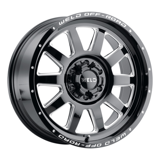 Weld Stealth 20x10 / 6x135 / 4.76 BS / 106.1 HB - Gloss Black Milled - Non-BL Wheel