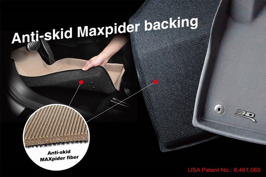 3D MAXpider 16-23 Mazda CX-9 7-Seat Maxtrac Black R1 R2 R3