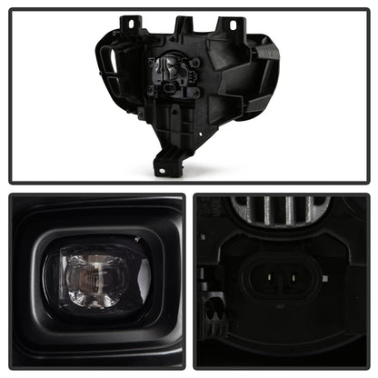 Spyder 19-23 Ford Ranger Full LED OEM Style Fog Lights w/ Switch - Clear (FL-FR19-LED-C)