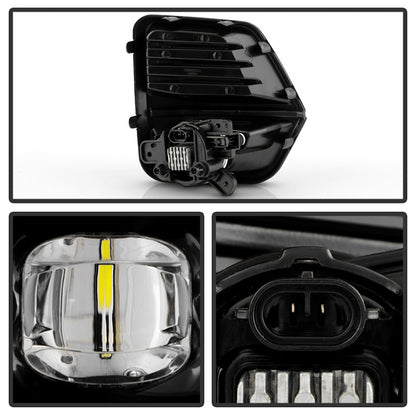 Spyder 23-25 Chevy Colorado OEM Style LED Fog Lights w/ Switch (FL-CCOL2023-LED-C)